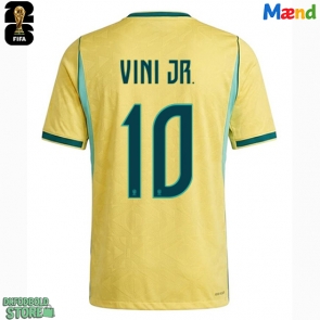 Brasilien Vinicius Junior #10 Replika Hjemmebanetrøje VM 2026 Kortærmet